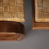 Vintage Lounge Chair and Ottoman by Francis Jourdain, 1920s