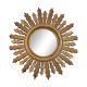 Vintage sun mirror in gilded wood – 50 cm