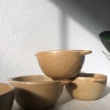 Bols à oreilles en grès