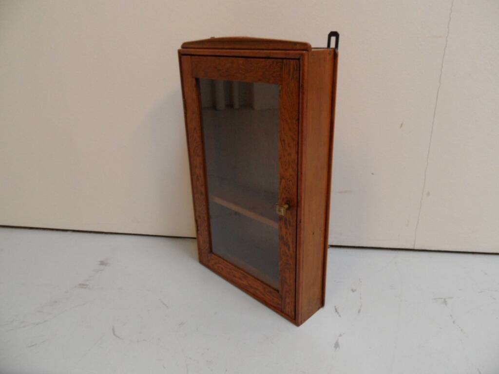 Vintage hanging display cabinet