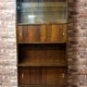 Bibliothèque rénovée vitrine années 1960 rétro vintage, Polska