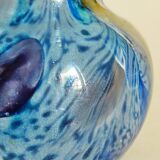 Vase glass paste of the glassmakers of Maure Vieil Mick and Bob Le Bleïs 80s
