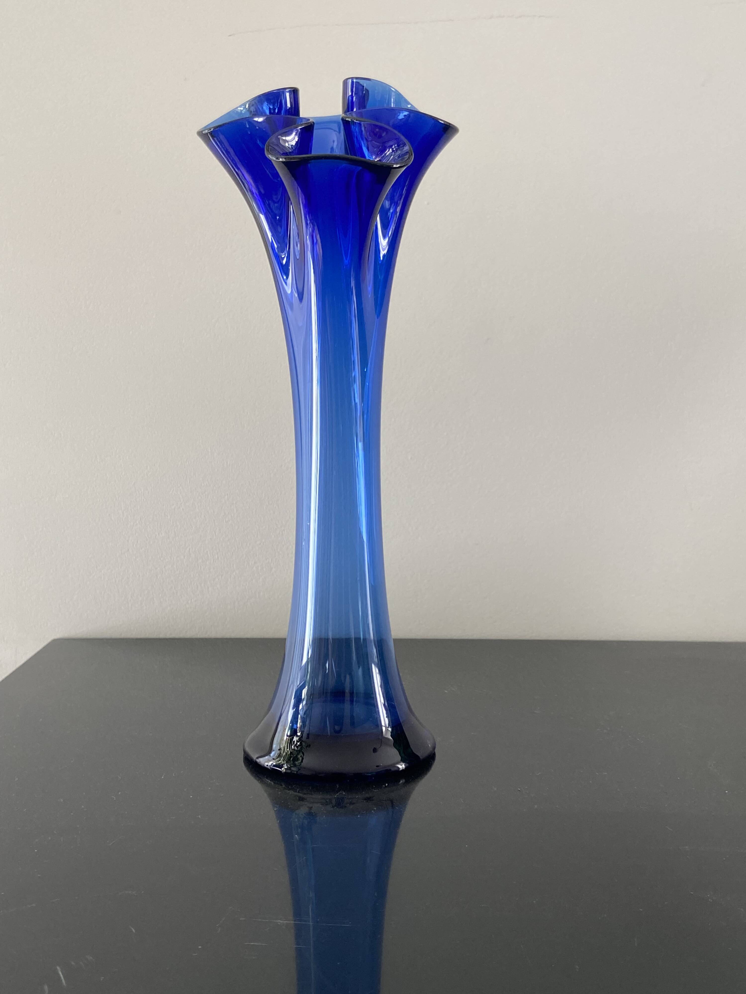 Blue vase