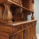 Neo-baroque antique walnut buffet, Italy, 19th century