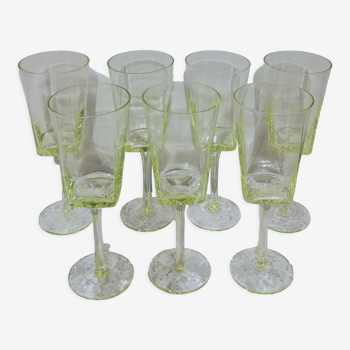 7 verres à pied 375ml