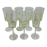7 verres à pied 375ml