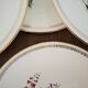 Vintage Floral Pattern Gien Earthenware Dinner Plates