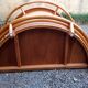 Bar set in bamboo and rattan with its two stools