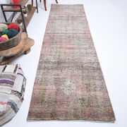 Neutral runner rug, 334x91cm