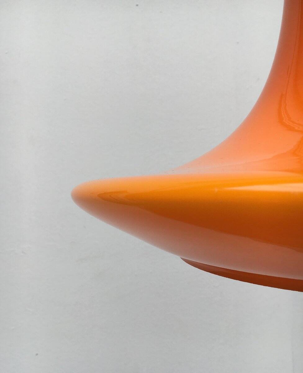 Mid-century glass tulip pendant by Peill & Putzler, 1960s