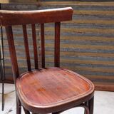 Pair of Baumann bistro chairs. Distribution Henri Julien Oblinghem