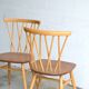 Set of four "candlestick" chairs by Lucian Ercolani