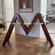 Decorative wooden shelf