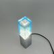 Space Age Glass Block Lamp Murano 1970