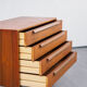 Commode à tiroirs, années 60, teck
