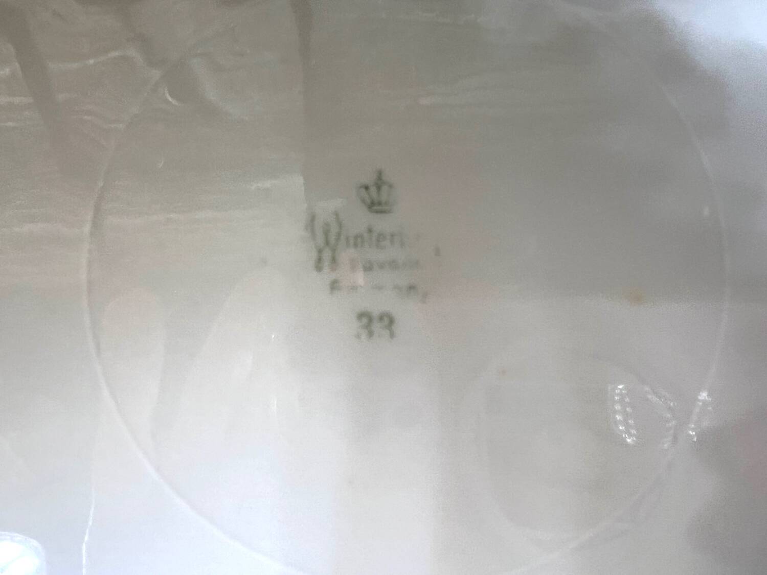 Bavaria hollow round dish