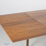 Vintage Danish design extendable teak dinner table, 1960's