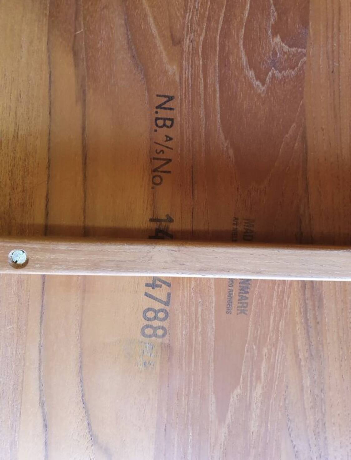 Teak coffee table by Niels Bach Denmark 1970