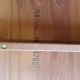 Teak coffee table by Niels Bach Denmark 1970