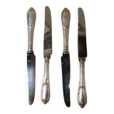 4 old stainless steel table knives by Grossmann