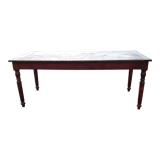 Country farm table in oak