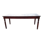 Country farm table in oak