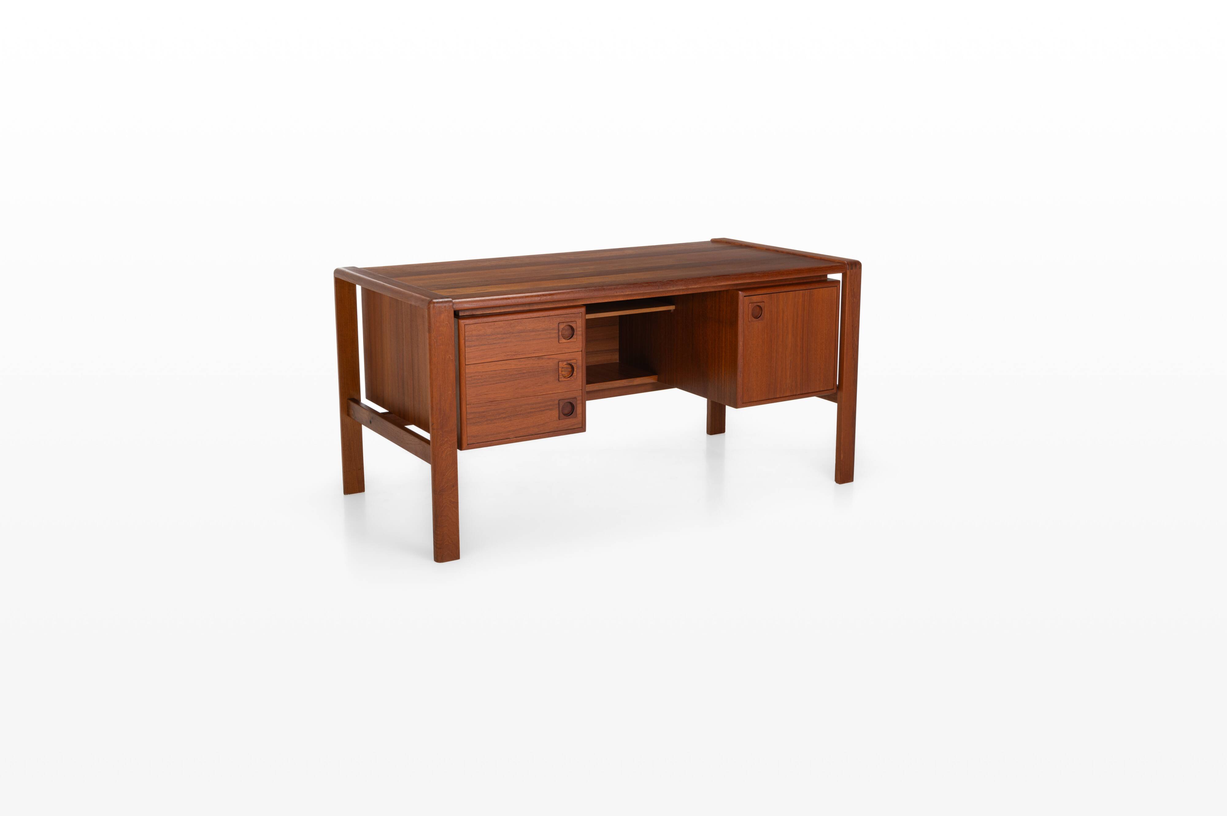 Bureau danois vintage attribué à HP Hansen, Danemark, années 1960