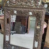ANCIENT MIRROR WITH PARCLOSES FROM THE NAPOLEON III ERA