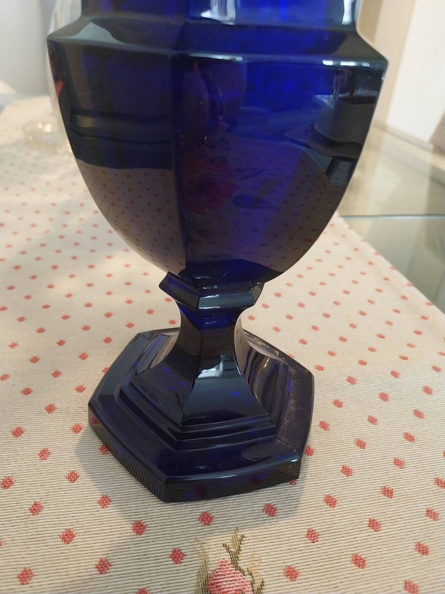 Vase en cristal de Paris style Médicis