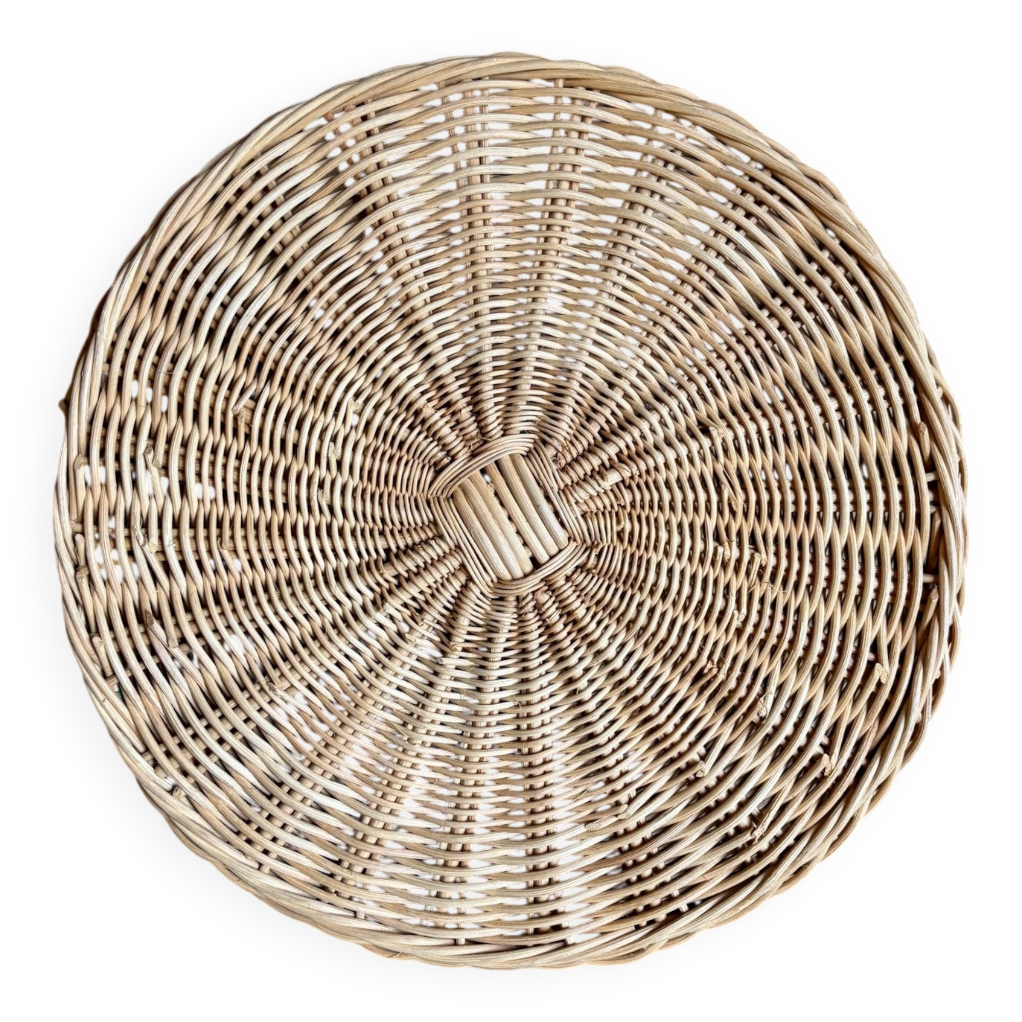 Woven wicker tray ⌀ 40 cm