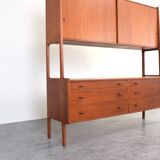 Crédence Mid-Century en Teck Modèle RY-20 par Hans Wegner pour Ry Møbler, Danemark