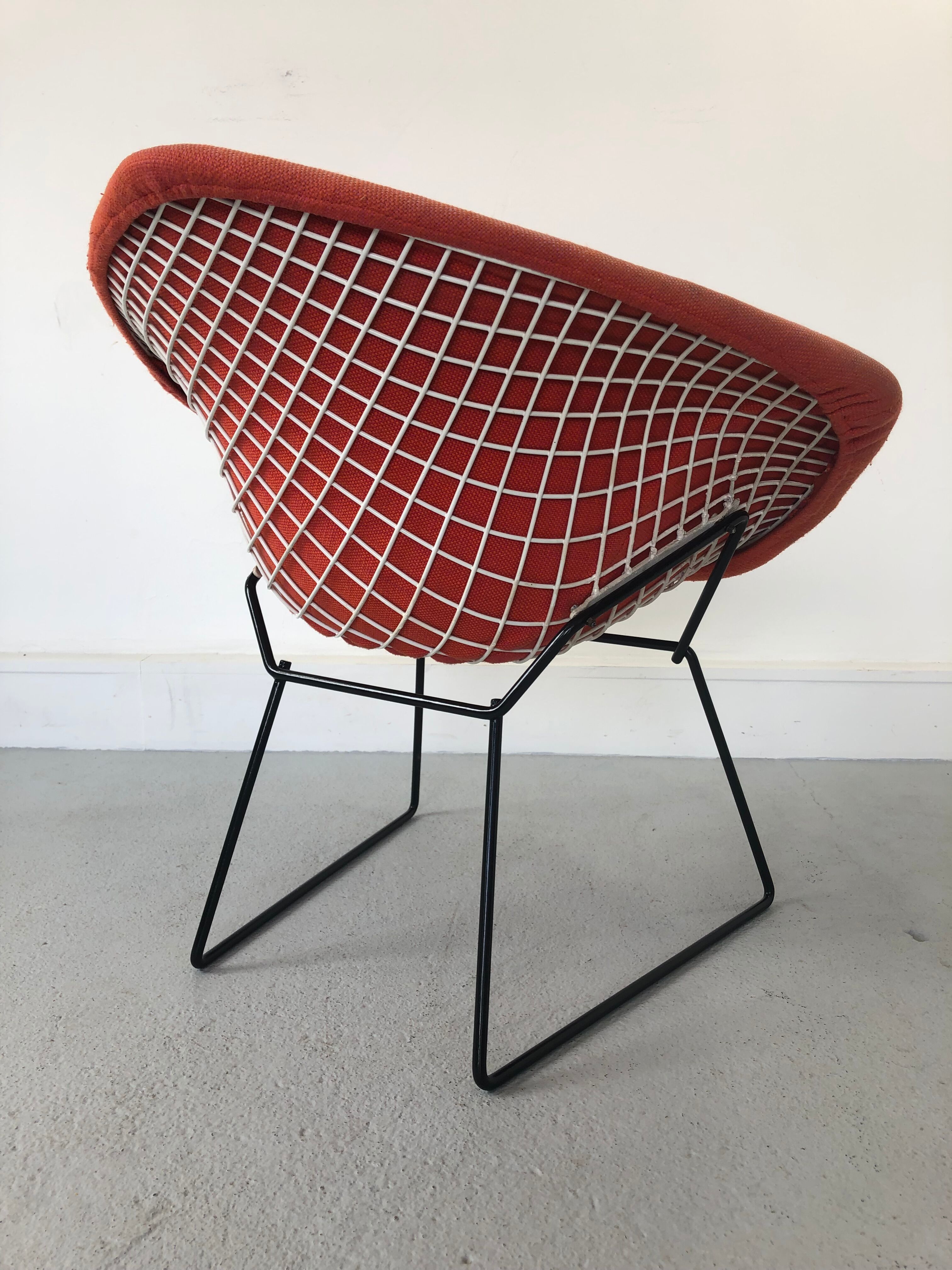 Vintage Diamond 421 Lounge Chair by Harry Bertoia for Knoll International