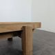 Large coffee table in solid pine, Swiss made
