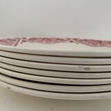 7 Badonviller plates, Marcel model, 1900