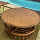 Rattan garden furniture