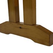 Vintage Scandinavian modern pinewood bench from the 1960's