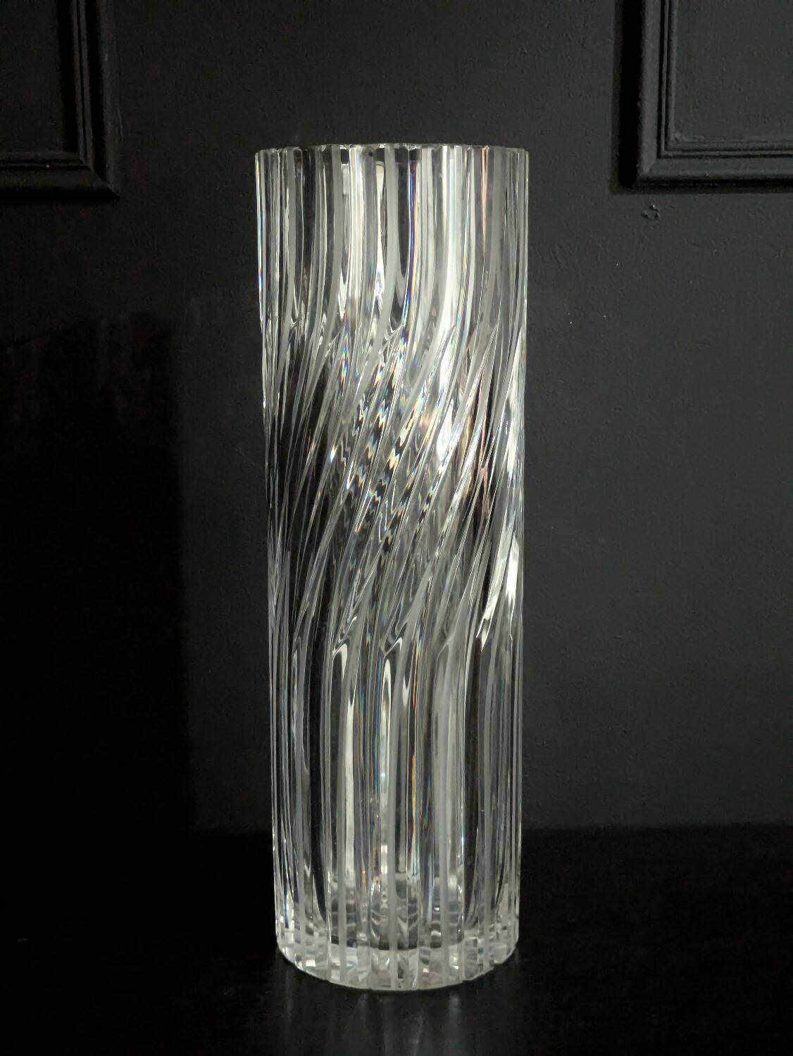 crystal vase