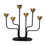 Vintage Scandinavian candlestick, Gunnar Ander for Ystad Metall, Sweden