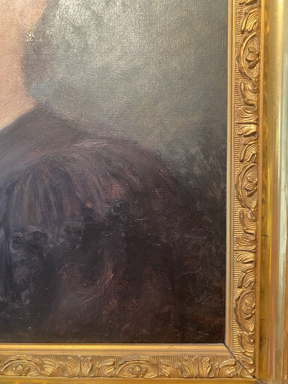 Portrait of a young woman, signed H Mouthier (1880-1975) and dated 1907