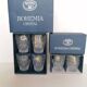 6 bohemian crystal liquor glasses