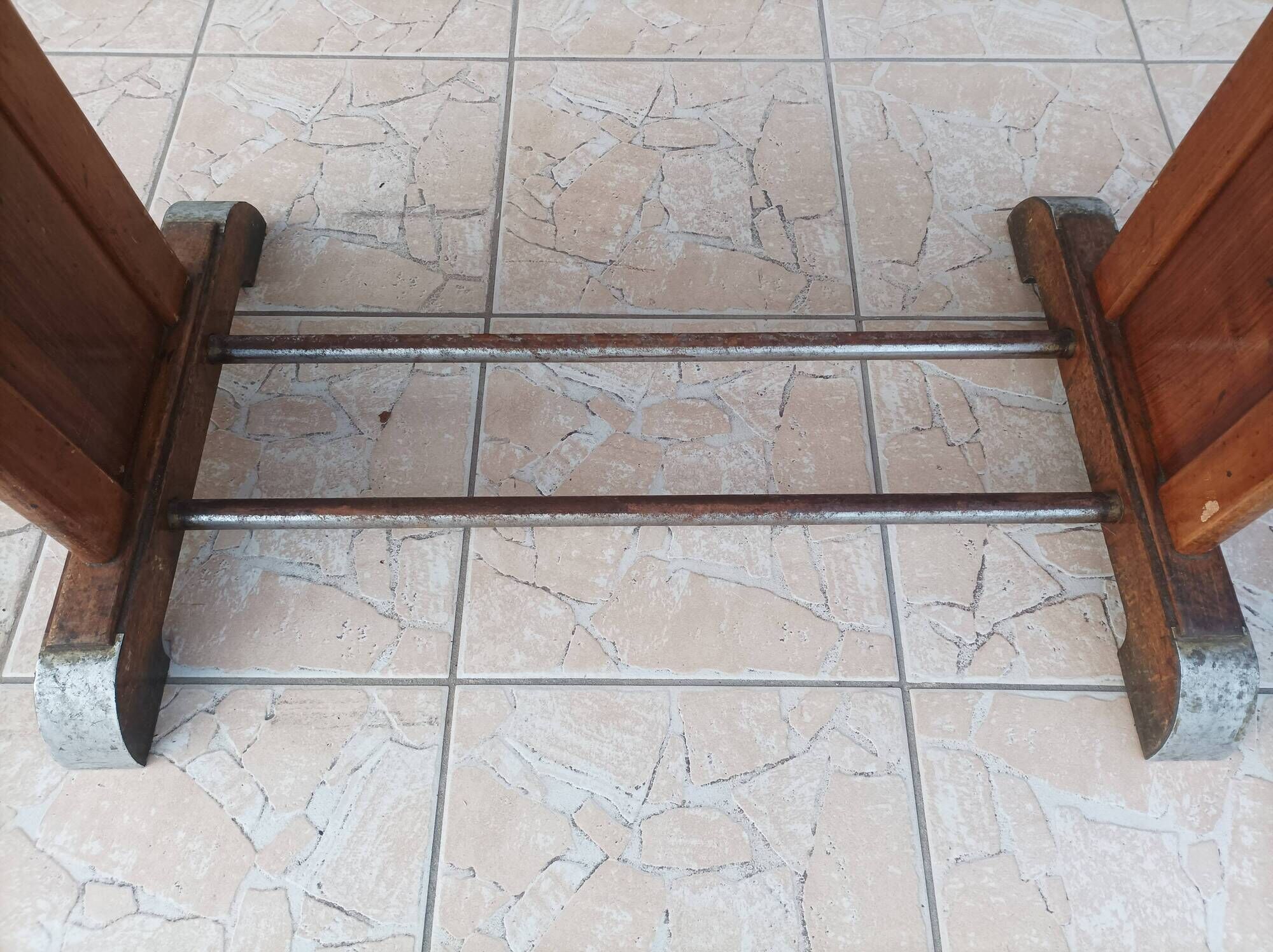 Paire de tables bistrot
