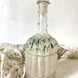 Carafe ancienne asperge Legras fin XIXe