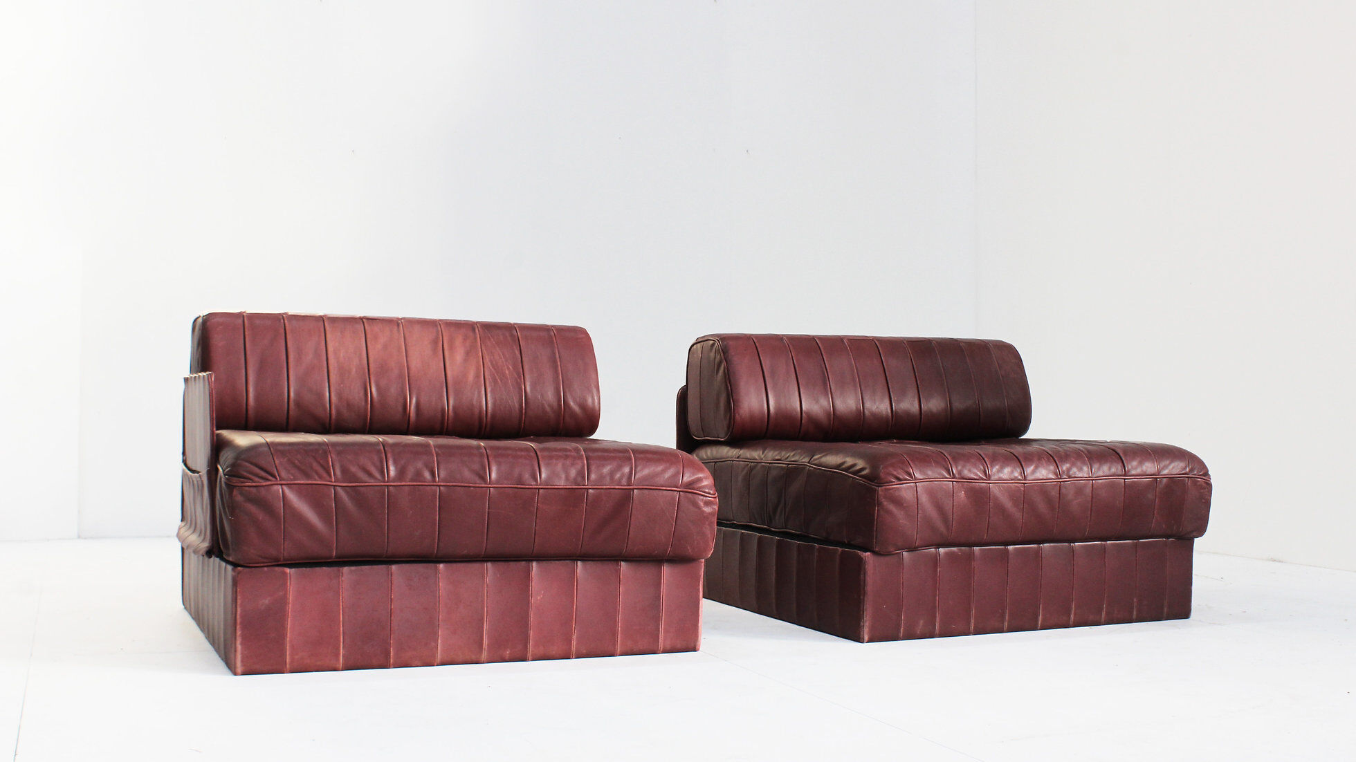 De Sede DS 88 modular sofa leather patchwork Switzerland 1970s