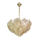 Amazing Large Murano Glass Gold Leaves Chandelier