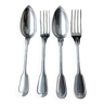 Set of 4 table cutlery including 2 Christofle
