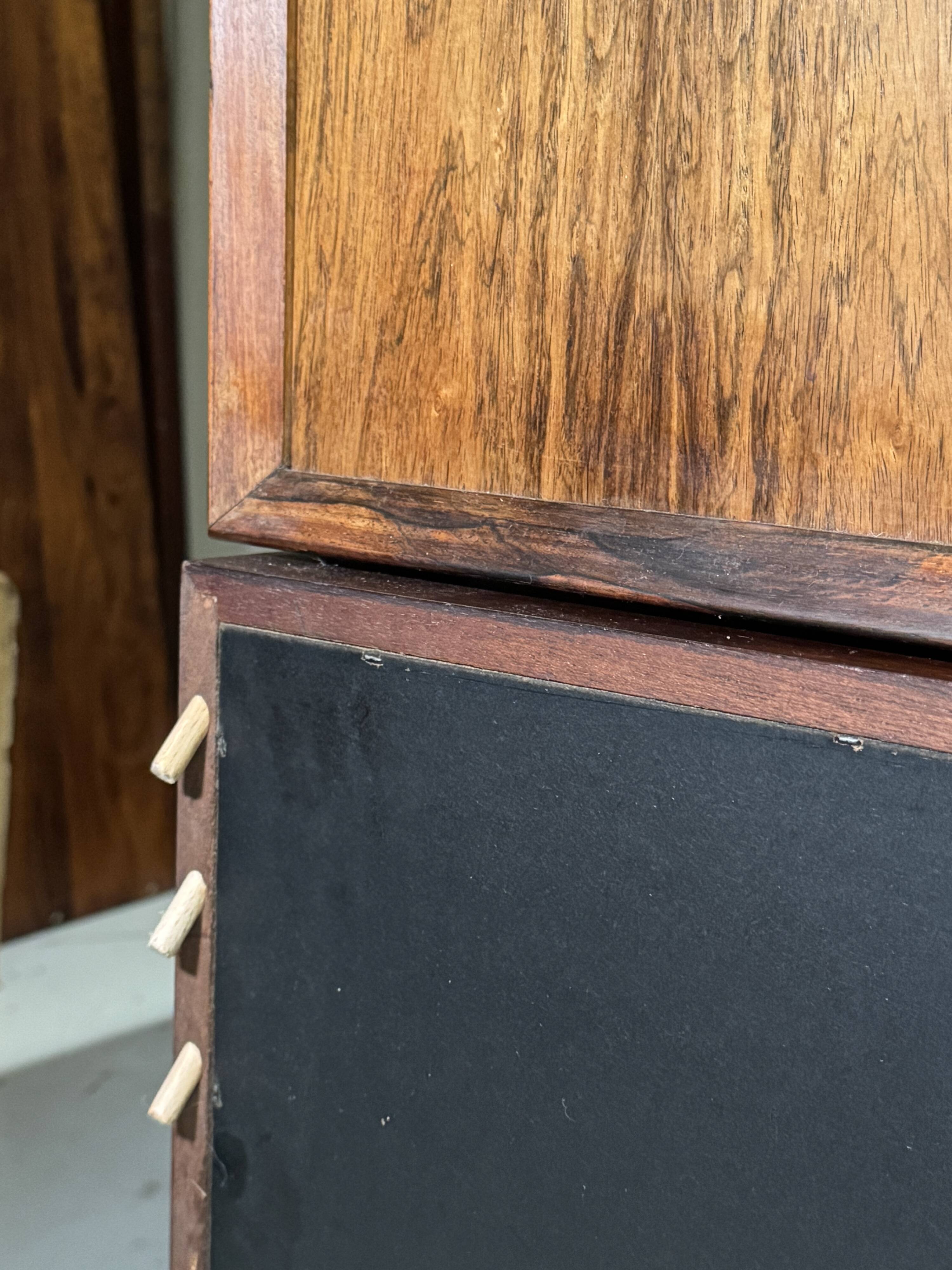 Modular library office Cado in rosewood, Poul Cadovius Denmark