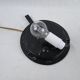 Vintage ceiling light Glashütte Limburg glass 60s
