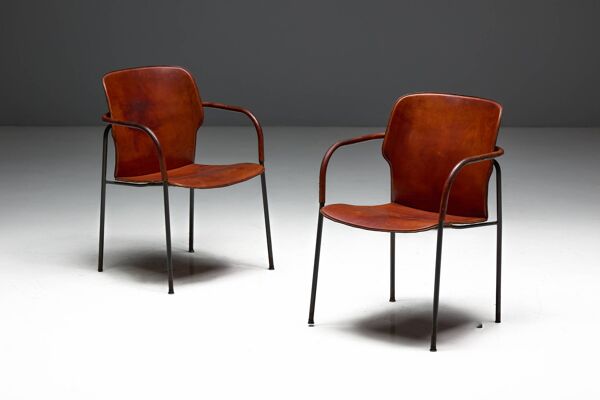 Fauteuils ''Lalanda'' de Gianfranco Frattini, Espagne, années 1980