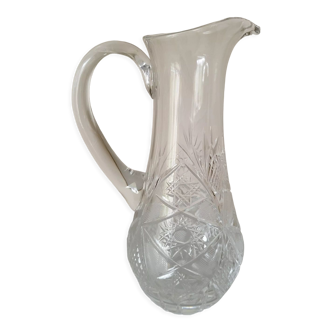 Crystal water pitcher