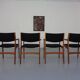 Mid-Century Danish Armchairs in Teak, 1960s, Set of 4